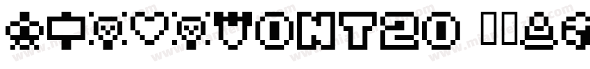 DOUYUFont20 常规(TrueType)(西方)字体转换